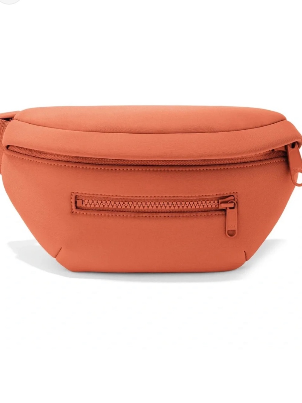 Dange Dover neoprene  Coral Orange Crossbody Belt Bag